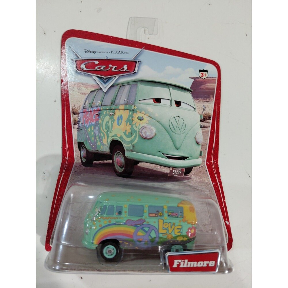 NIP Mattel 1:55 DieCast Disney Pixar Cars Filmore Volkswagen Bus
